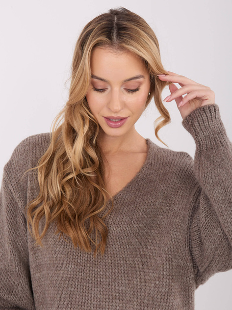 Fango sweterkowa sukienka z domieszką moheru