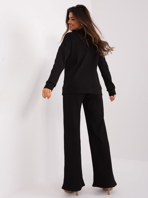 Hurt Czarny dwuczęściowy komplet casualowy z bluzą