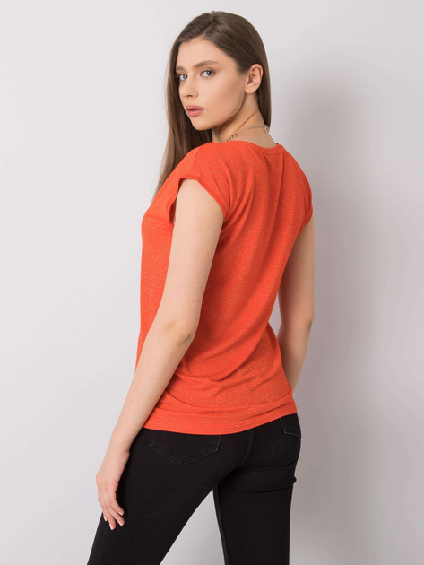 Pomarańczowa bluzka w paski Giselle RUE PARIS