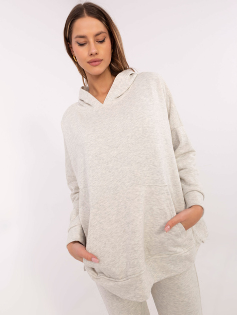 Hurt Jasnoszary melanżowy dwuczęściowy komplet basic