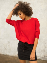 FOR FITNESS Czerwona bluzka Claire