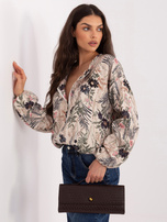 Czarna damska kurtka typu balloon 