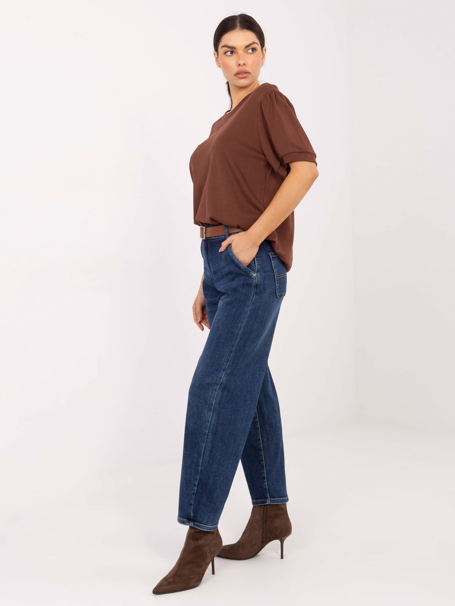 Spodnie jeans ciemny niebieski