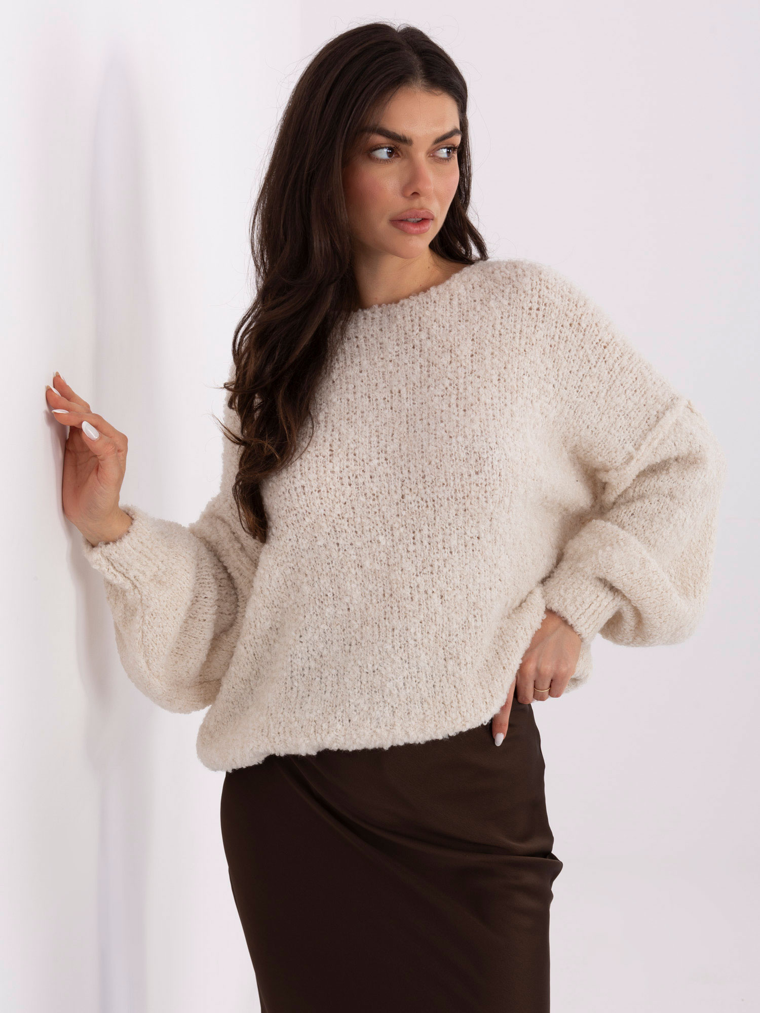 Sweter jasny beżowy