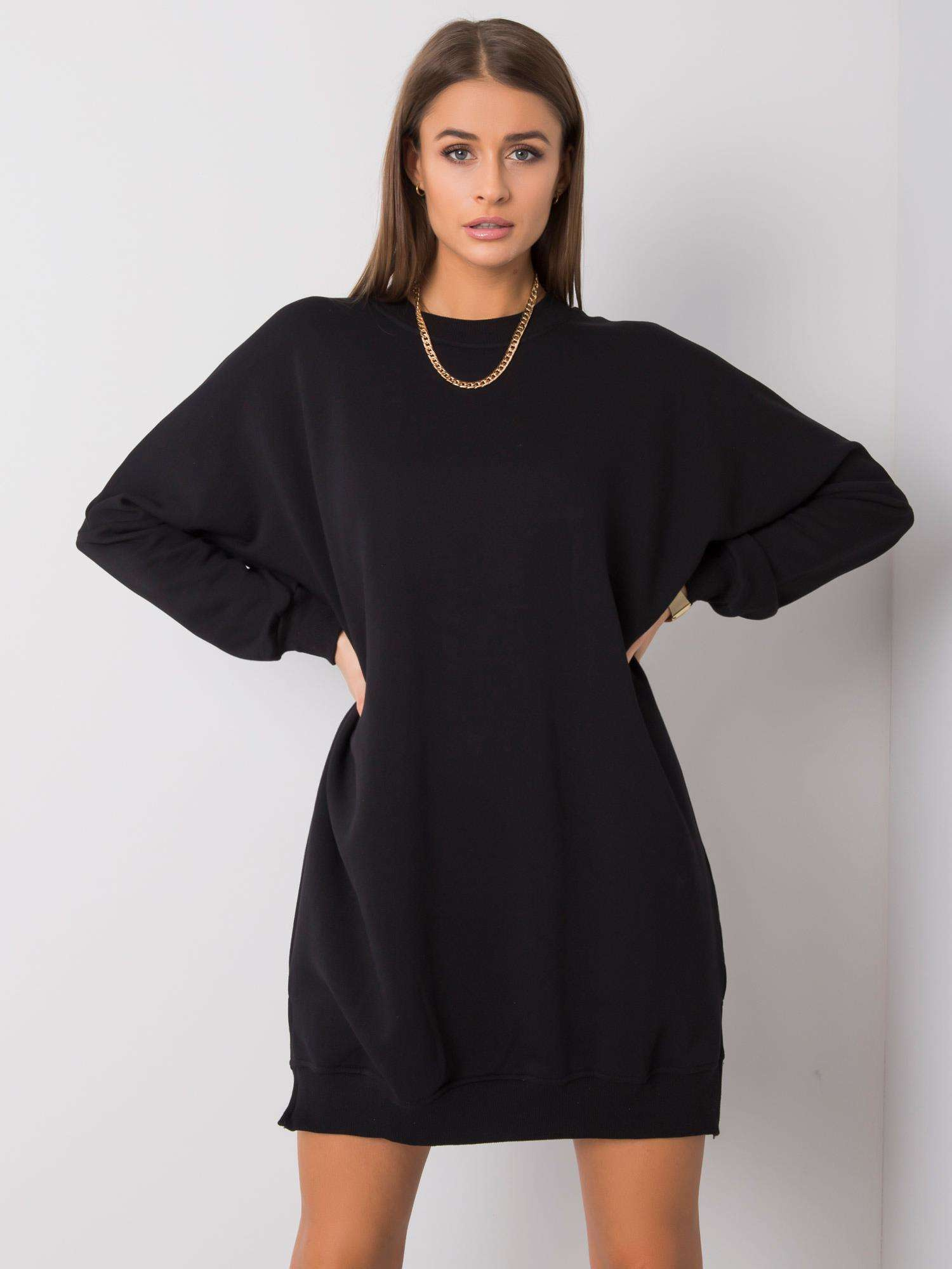 Schwarzes Kleid Emille.