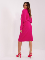 Hurtownia Fuksjowa dopasowana spódnica z dzianiny