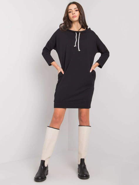 Czarna sukienka z bawełny Paulie