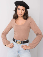 Camelowa bluzka Alaia NIE ZNASZ MNIE