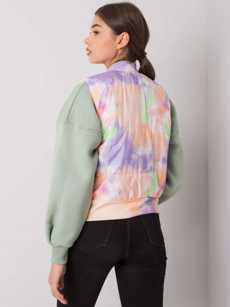 Pomarańczowo-fioletowa kamizelka pikowana Westport