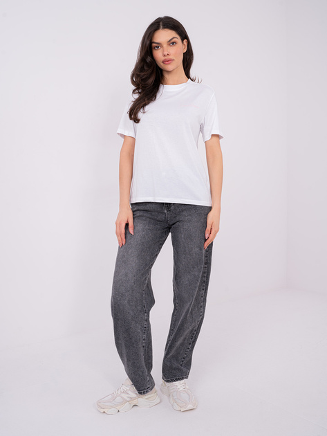 Biały damski t-shirt z napisem SUBLEVEL