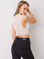 Biały top koronkowy Shannon OCH BELLA