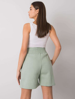 Larianna pistachio sweatshorts.