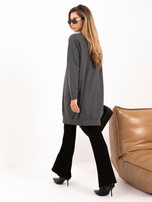 Dunkelgraues Kleid Cristine.