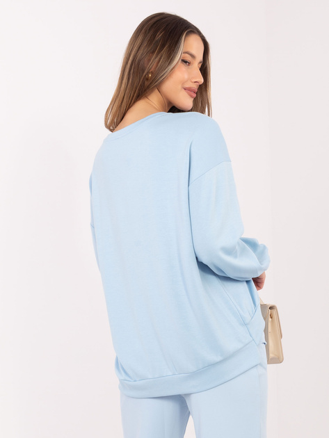 Jasnoniebieska damska bluza z napisem Lemonade RUE PARIS