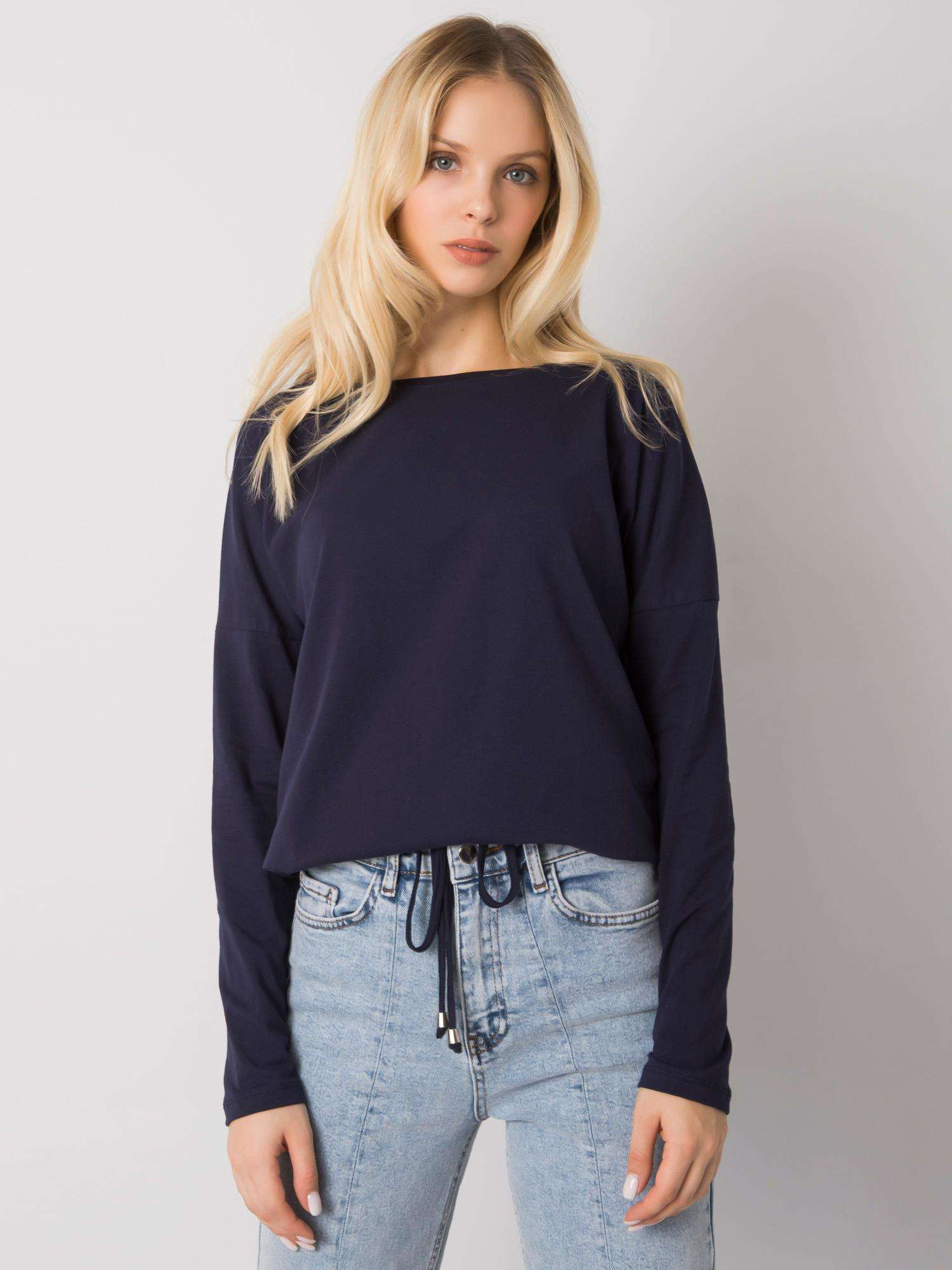 Navy blue blouse Carla.