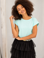 Miętowy t-shirt Revolution