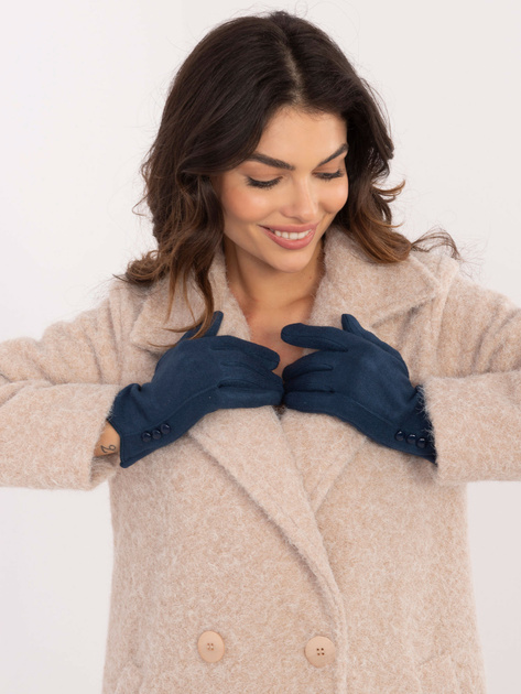 Hurtownia Morskie rękawiczki damskie z guzikami