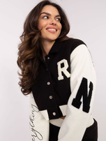 Hurt Czarny dwuczęściowy komplet z mini spódnicą