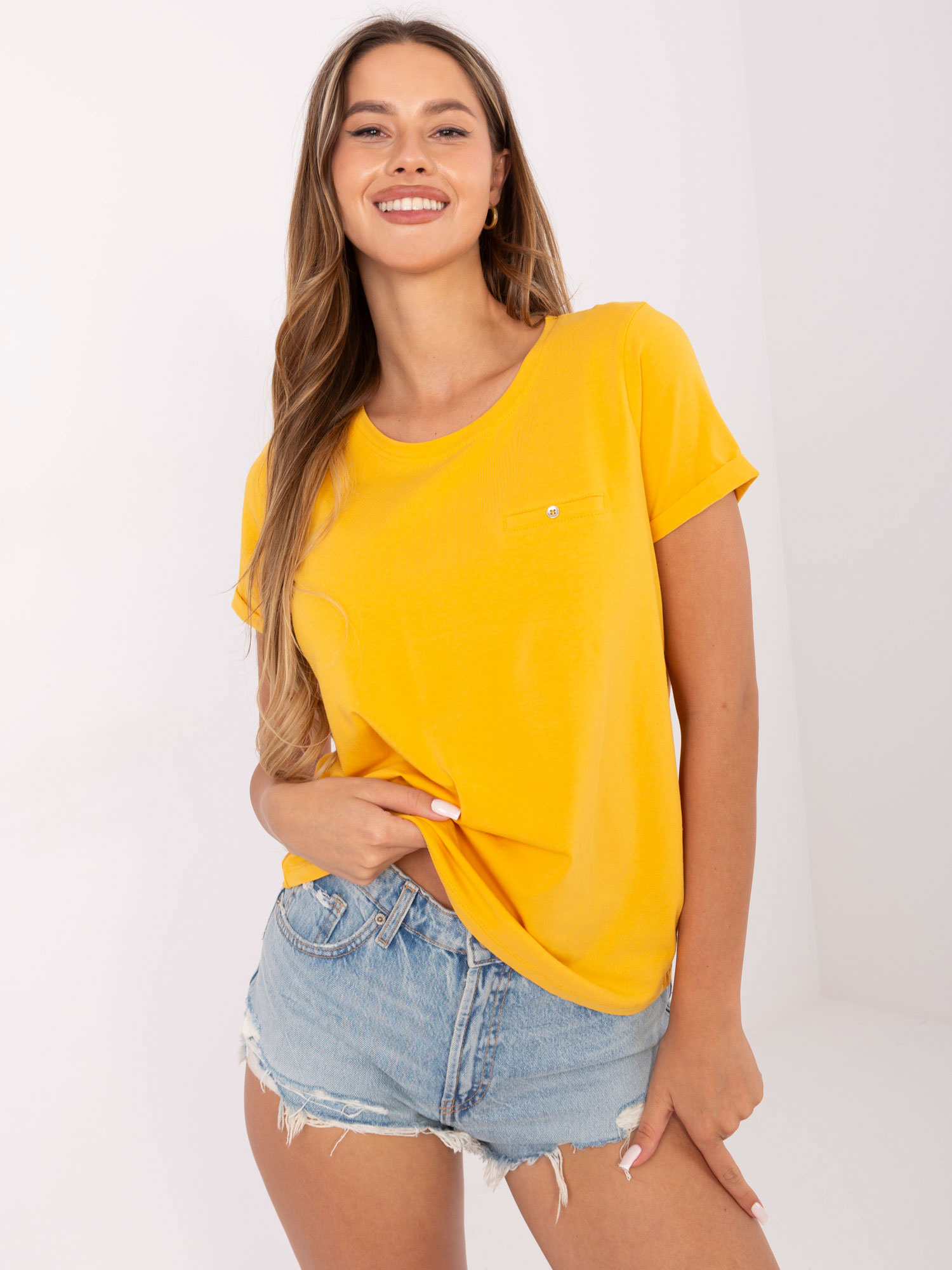 T-shirt jasny pomarańczowy