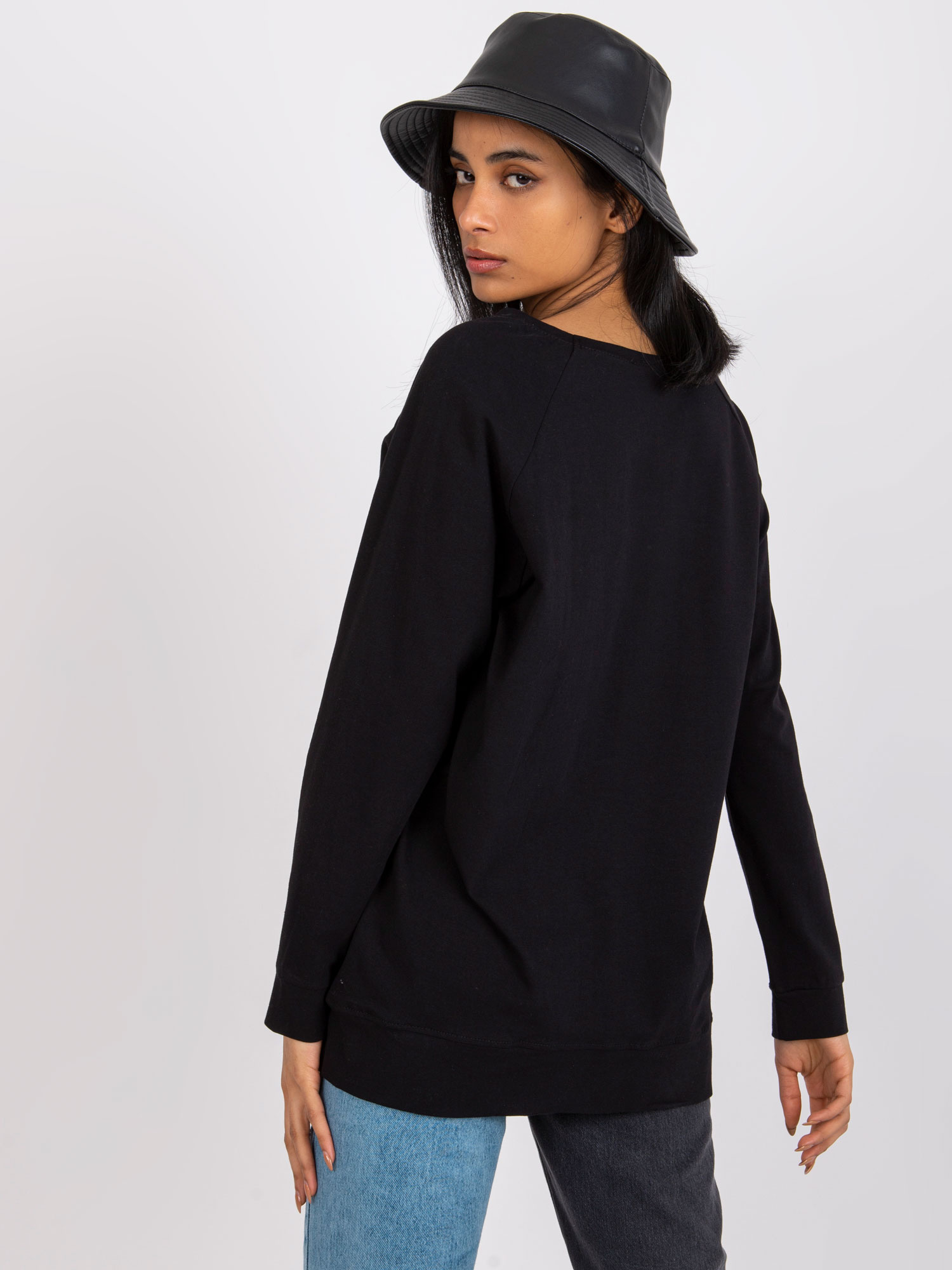 Czarna bluza bawełniana Nadia
