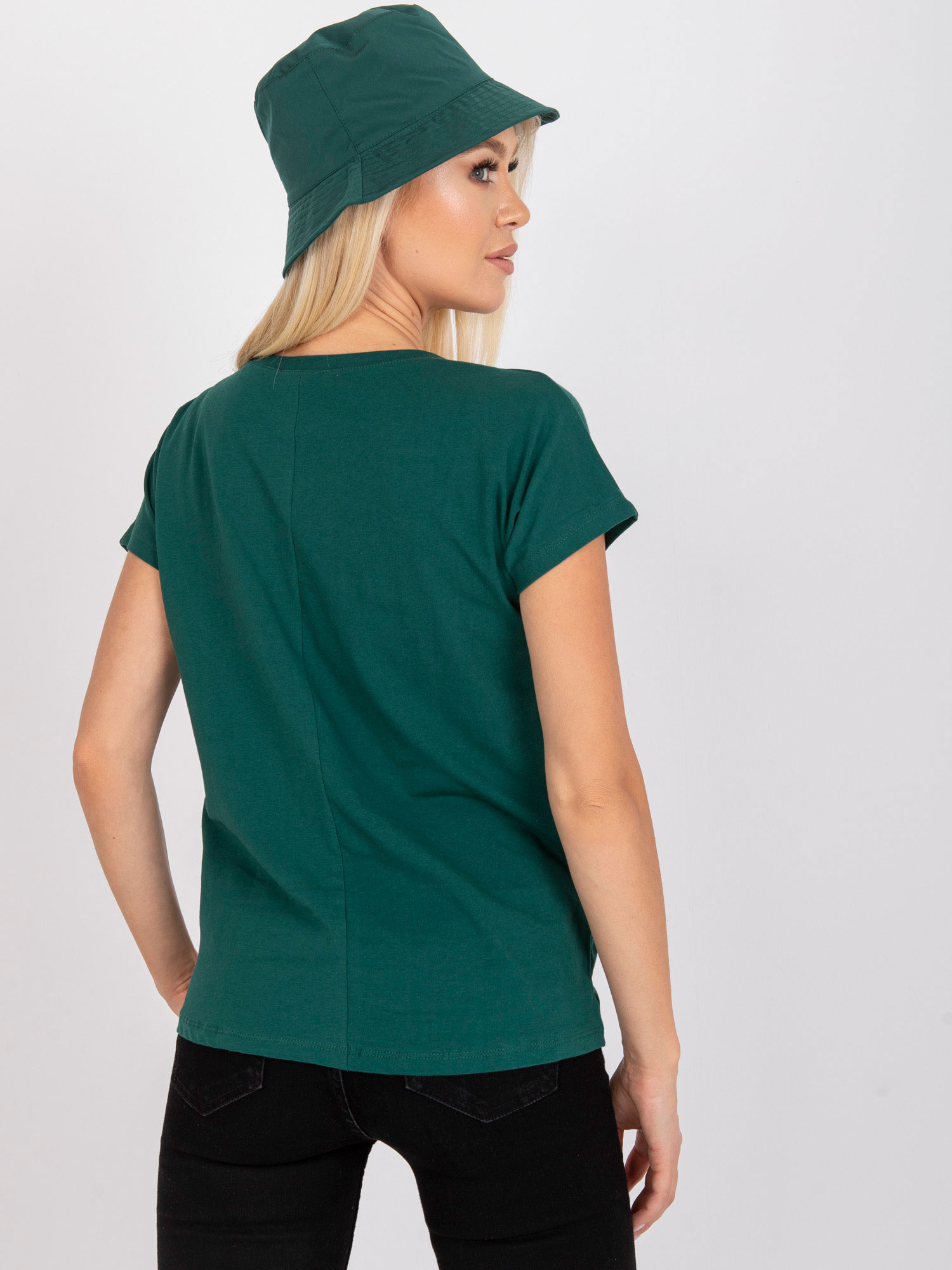 Ciemnozielony t-shirt Emory