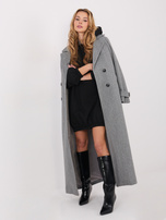 Czarna dresowa sukienka oversize z kapturem