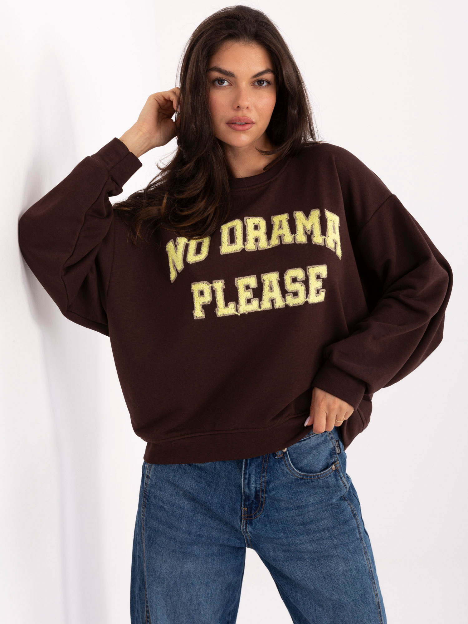 Bluza ciemny brązowy