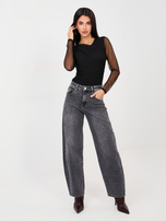 Czarne siateczkowe body z podszewką