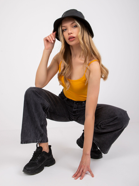 Jasnopomarańczowy top basic Indiana