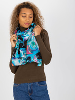 Hurtownia online Turkusowa damska chusta z bawełna 