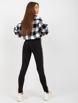 Hurt Czarne damskie legginsy na co dzień high waist  