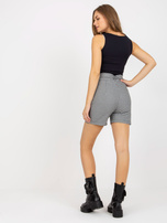 Hurtownia online Czarno-białe szorty eleganckie z wełny