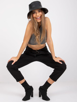 Black Cabrera Cotton Women's Pants 