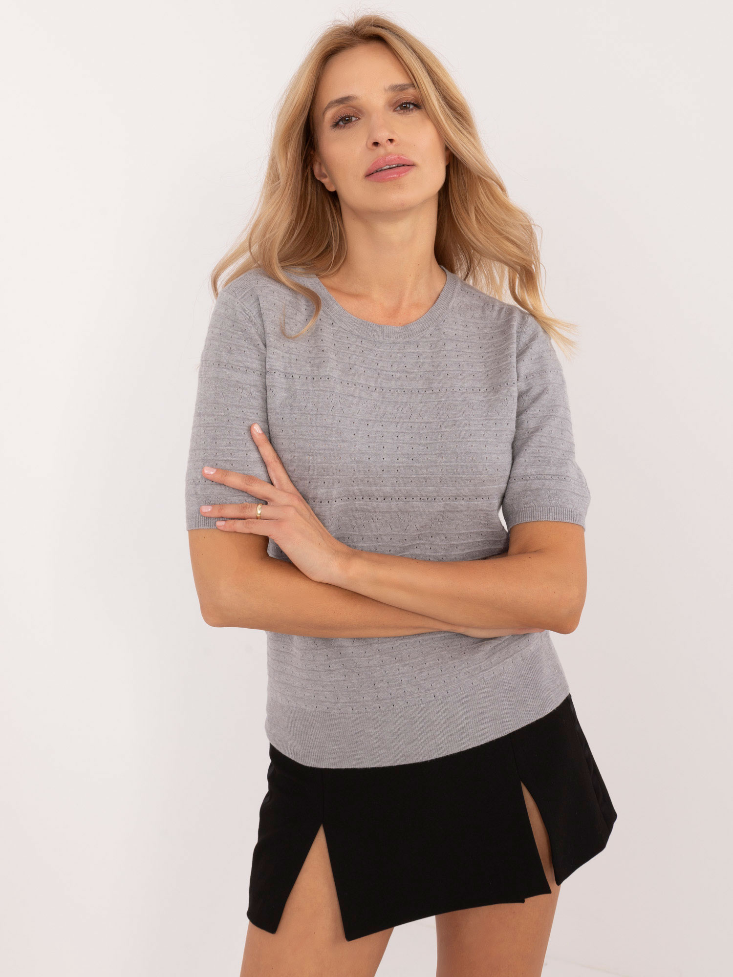 Sweter szary