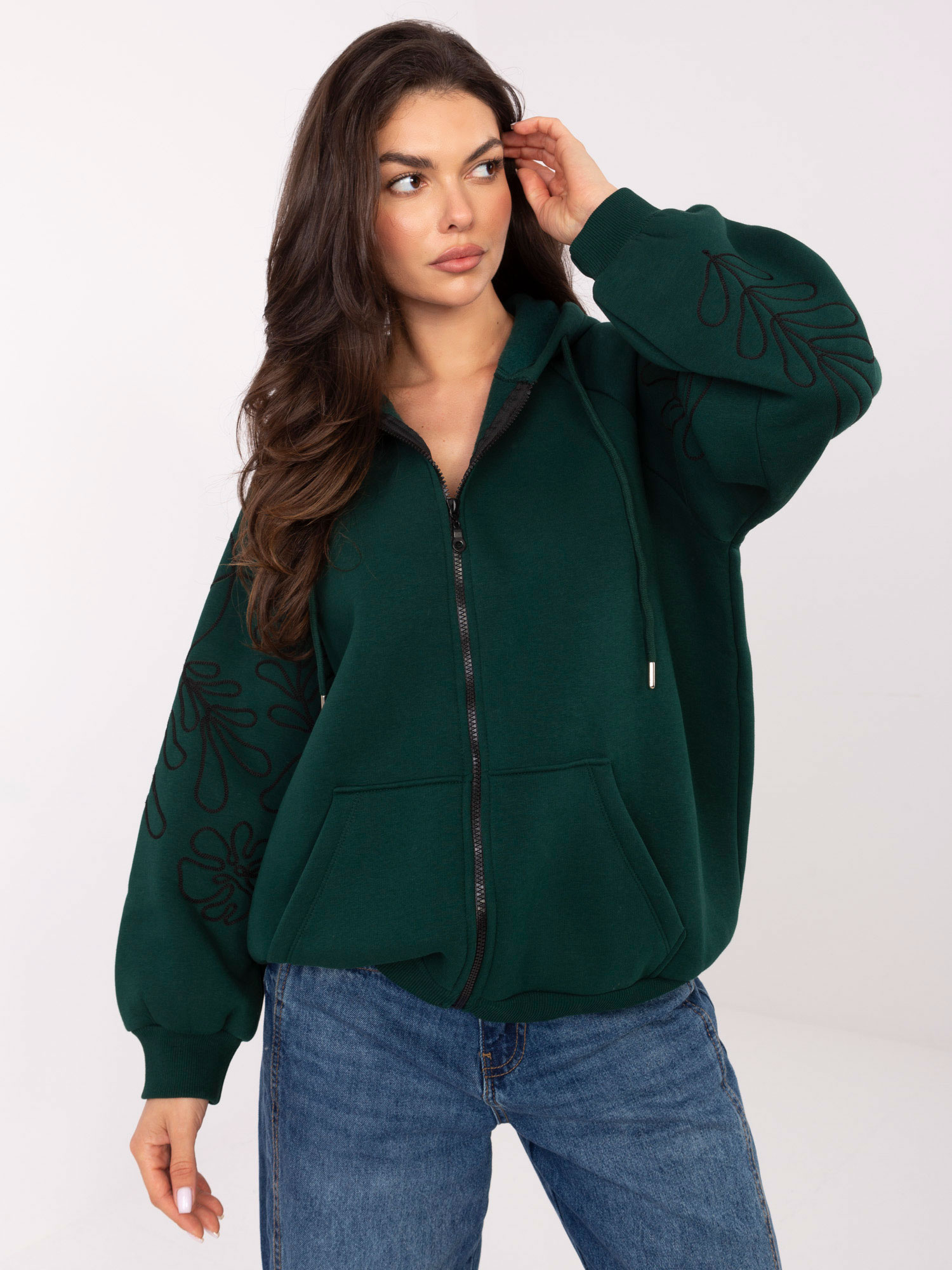 Bluza ciemny zielony