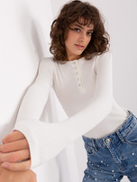 Hurt Ecru bluzka ozdobnymi guzikami BASIC FEEL GOOD