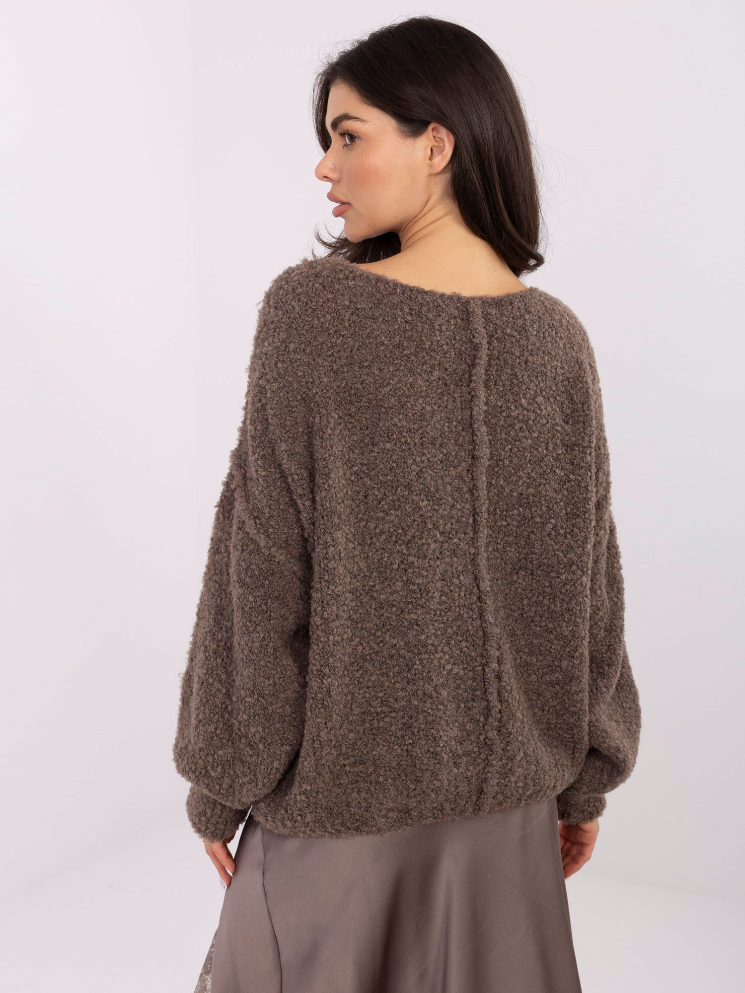 Sweter brązowy