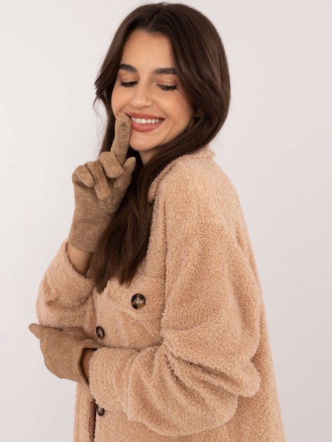 Hurtownia Camelowe dotykowe rękawiczki we wzory