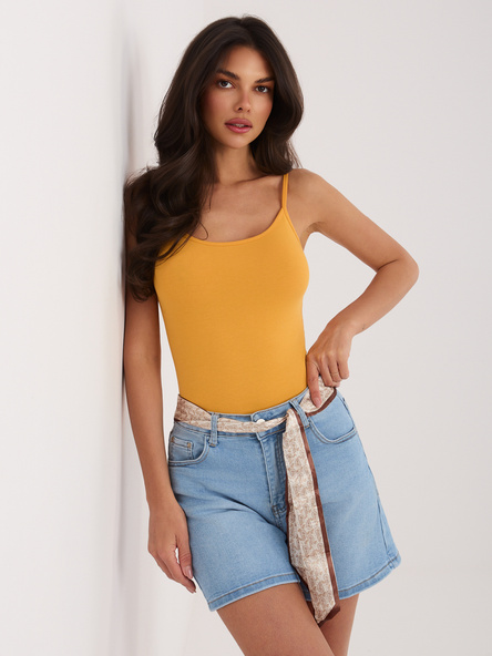 Jasnopomarańczowy top basic Indiana