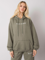 Jasna khaki bluza z pikowaniem Hanna RUE PARIS 