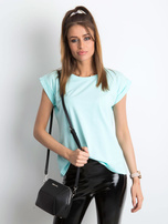 Miętowy t-shirt Revolution