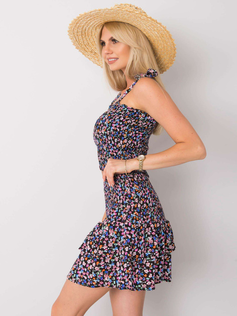 Czarna spódnica z falbaną Artemi RUE PARIS