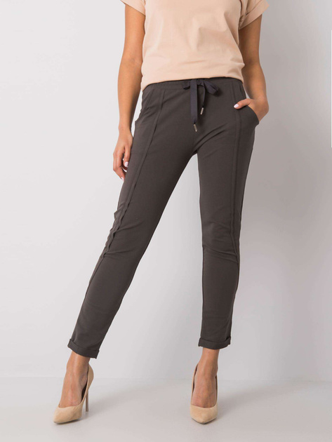 Ciemne khaki spodnie dresowe Hadley