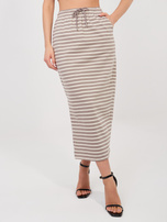 Fango bawełniana spódnica w paski SUBLEVEL 