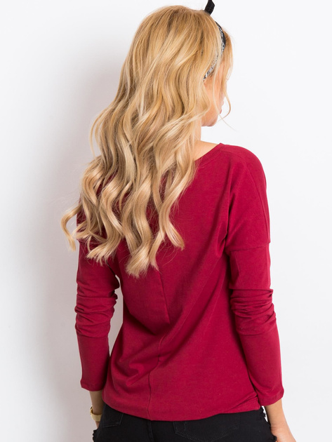 Bordowa bluzka Carla