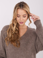 Fango sweterkowa sukienka z domieszką moheru