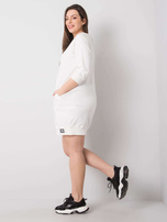 Ecru sukienka bawełniana Harriet