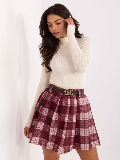 Ecru dopasowany sweter w prążek STITCH & SOUL