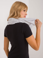 Hurtownia Jasnoszary gładki komin z wiskozy