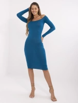 Morska dopasowana sukienka hiszpanka Margaux RUE PARIS 